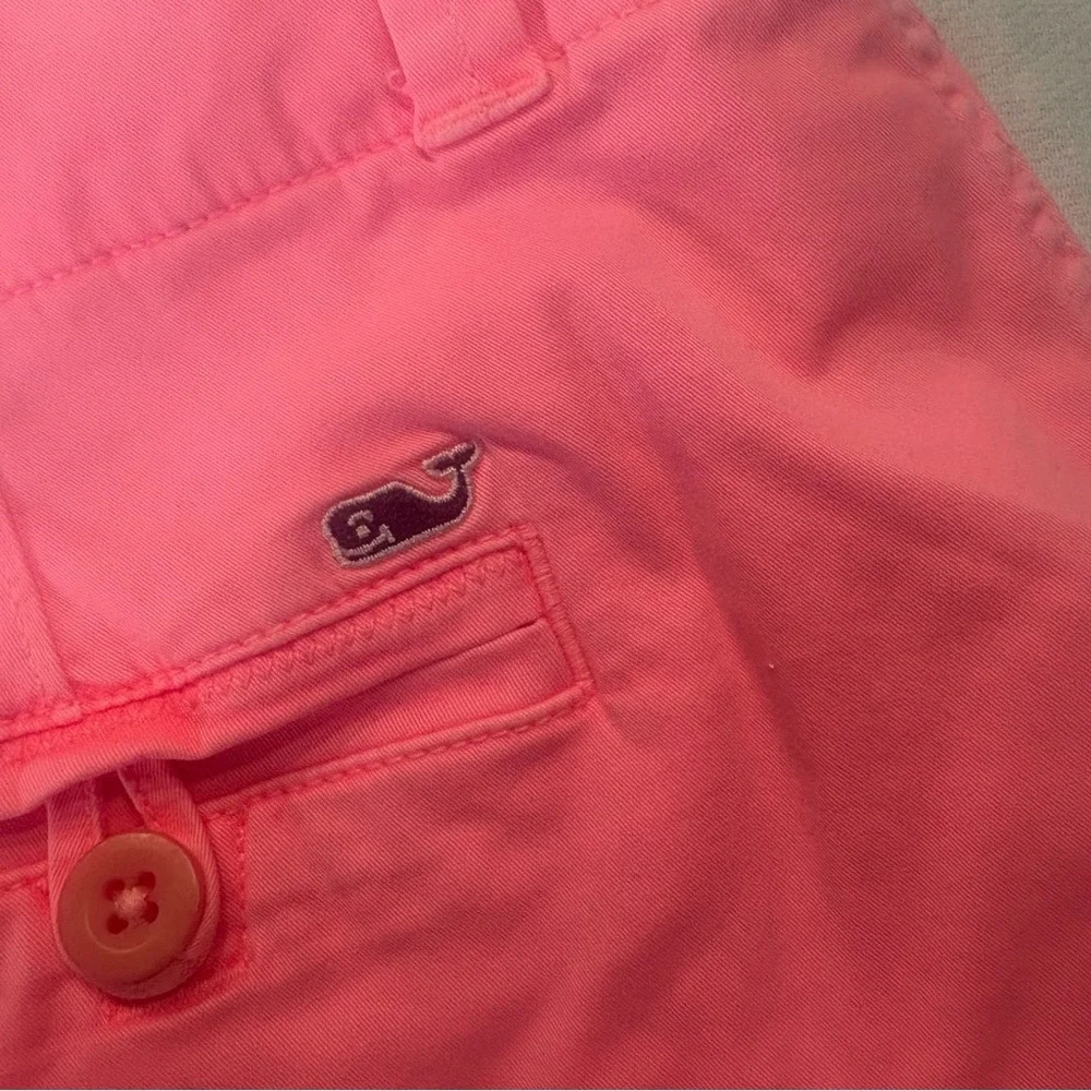 Vineyard Vines Women’s Pink Cotton Shorts Size 4 Classic Preppy - Picture 6 of 14